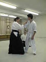 Lesson in session at Aikido Northshore 