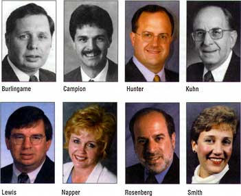 The Panel - Burlingame, Campion, Hunter, Kuhn, Lewis, Napper, Rosenberg, Smith