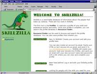 Skillzilla Homepage